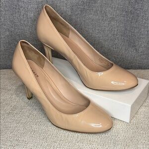 Cole Hahn Patent Leather Nude Pumps